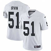 Nike Oakland Raiders #51 Bruce Irvin White NFL Vapor Untouchable Limited Jersey,baseball caps,new era cap wholesale,wholesale hats